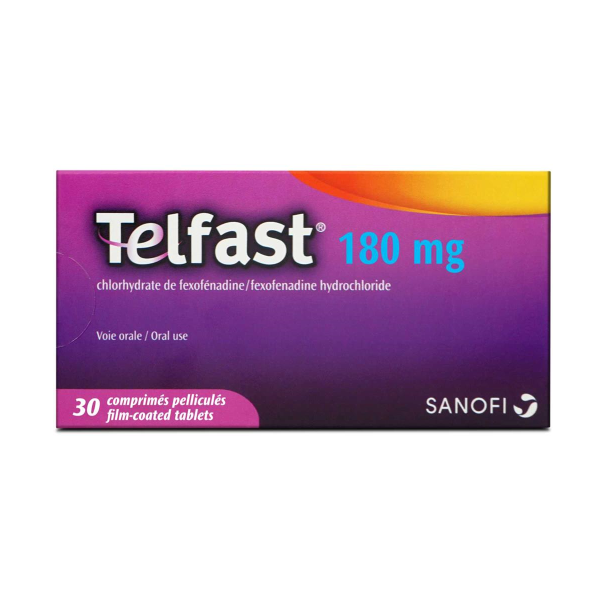 Telfast 180 Mg 30 Tabs