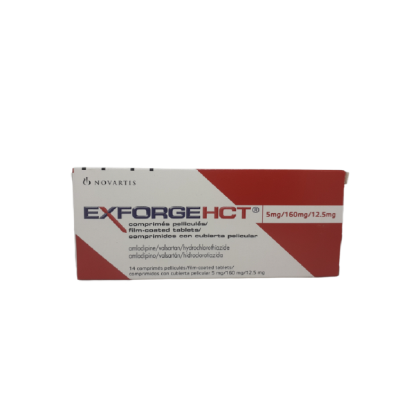 Exforge Hct 5 Mg/ 160/ 12.5- 28 Tabs*