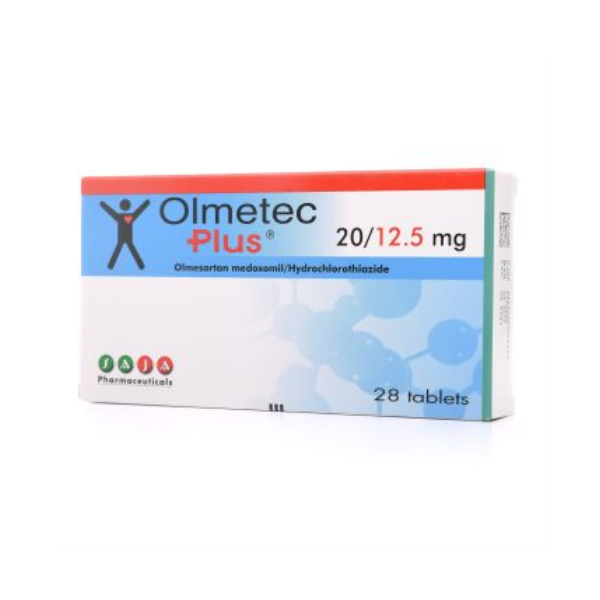 Olmetec Plus 20/12.5 Mg Tab 28's