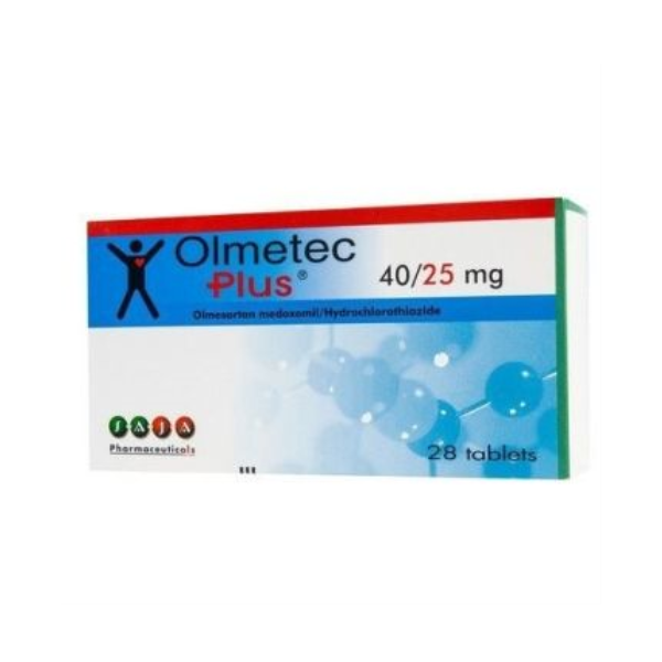 Olmetec Plus 40/25 Mg Tab 28's