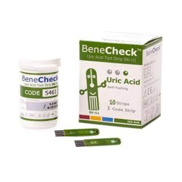 Benecheck Uric Acid Strip 10 Pcs