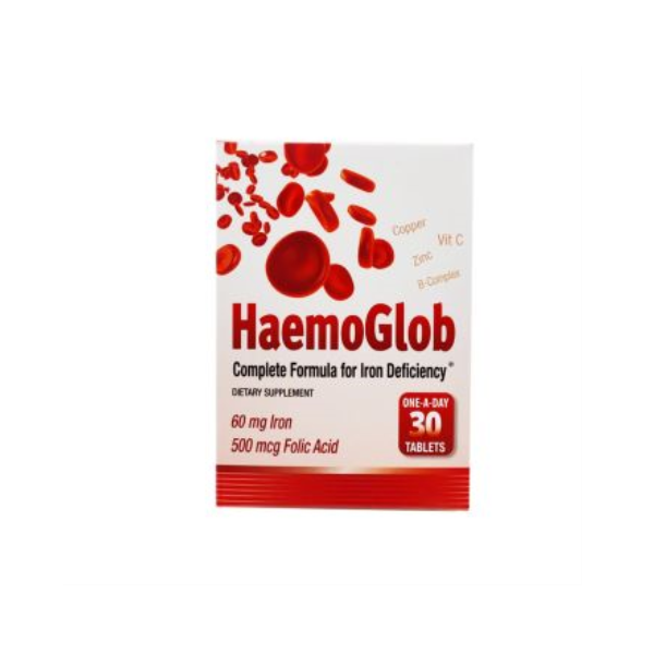 HAEMOGLOB 60MG IRON 30TABLETS