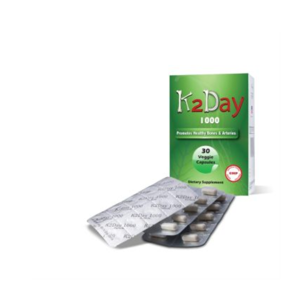 K 2 Day 1000 Mg 30 Cap