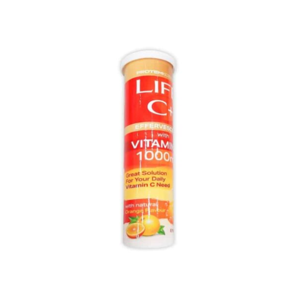 Life C+ 1000 Mg With Zinc Orange 20 Tab