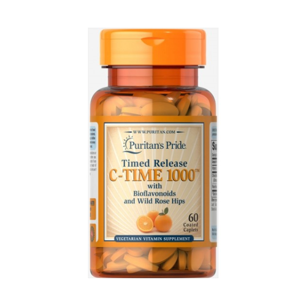 Puritan'S Pride Vitamin C 1000 Mg &rose Hips 60 Tabs