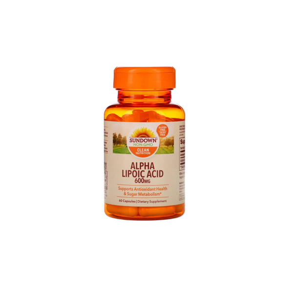 Sundown Alpha Lipoic Acid 600 Mg 60 Cap