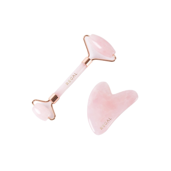 Bw Rose Quartz Roller Gua Sha