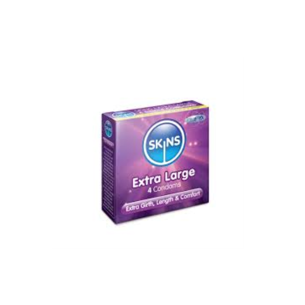 Skins Extra Large 4 Condoms