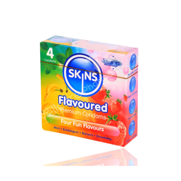 Skins Flavoured 4 Condoms