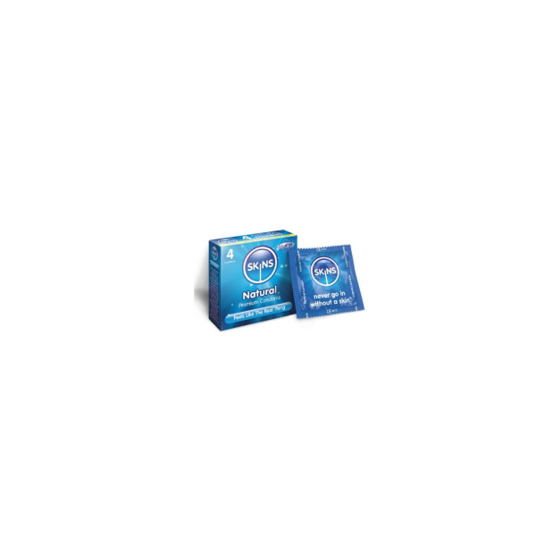 Skins Natural 4 Condoms