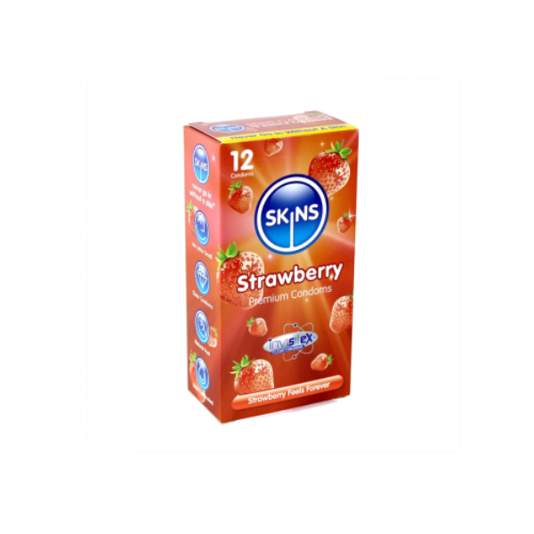 Skins Strawberry 12 Condoms