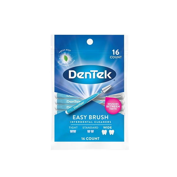 Dentek Easy Brush Wide 16 Ct