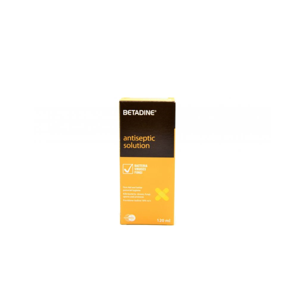 Betadine Antiseptic Solution 120 Ml ( 6)