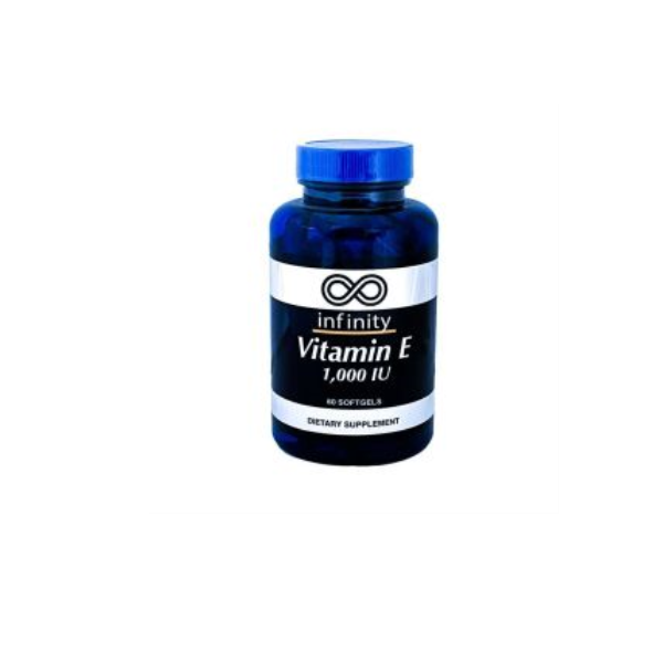 INFINITY VITAMIN E 1000 IU 60 SOFTGELS