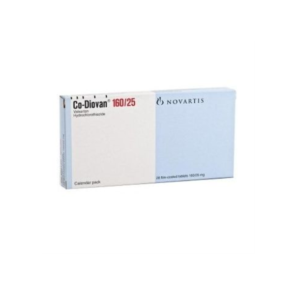 Co-diovan 160/ 25 Mg 28 Tabs