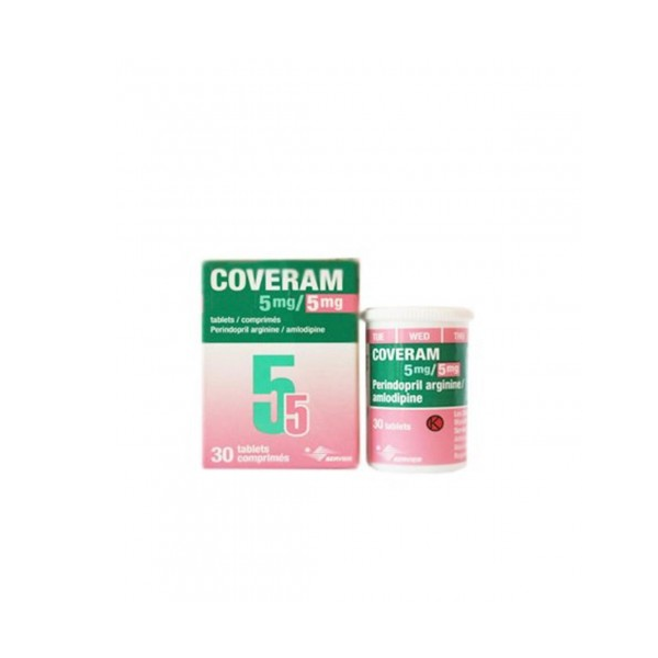 Coveram 5/ 5 Mg Tab 30's