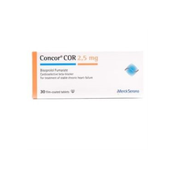 Concor Cor 2.5 Mg Tab.30