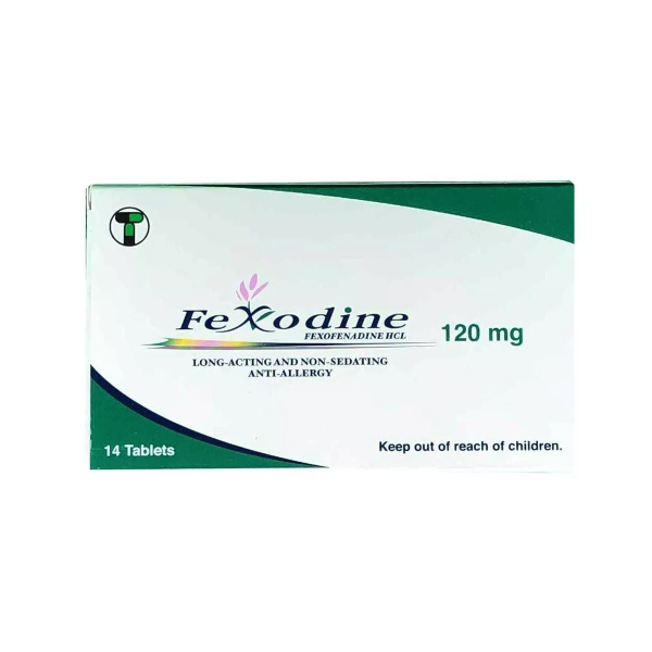 Fexodine 120 Mg 14 Tab