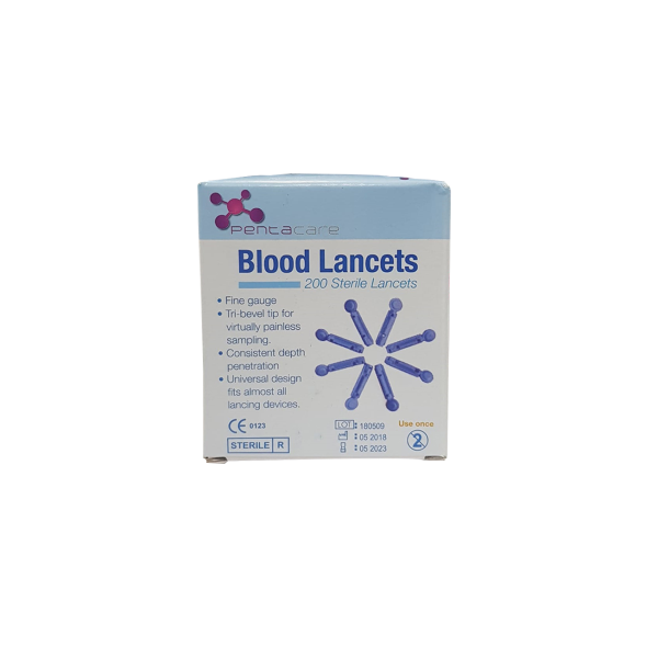 Blood Lancets 200 Pcs (pentacare)
