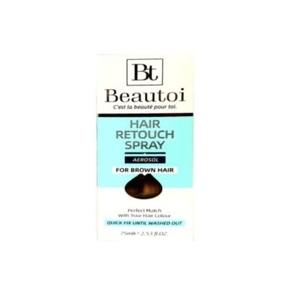 Beautoi hair retouch spray 75ml for brown hair