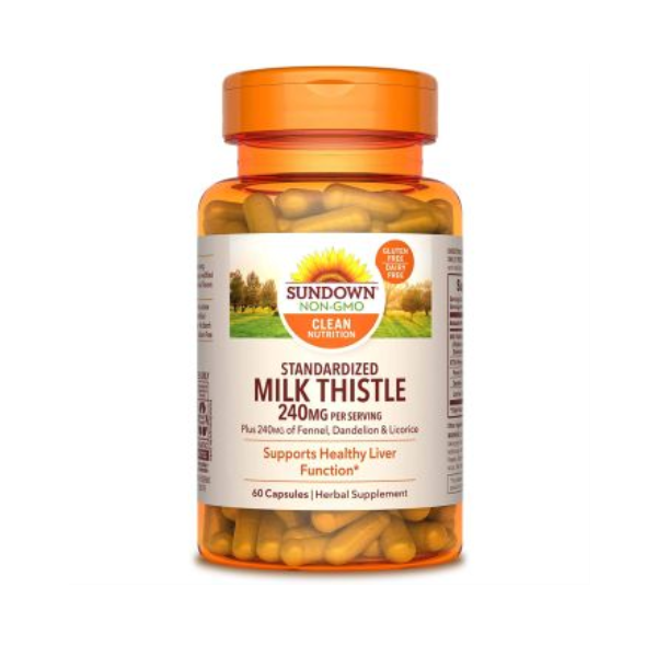 Sundown Milk Thistle 240Mg 60Capsule