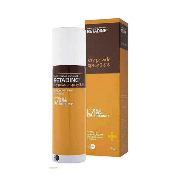 Betadine Dry Spray 55 Gm