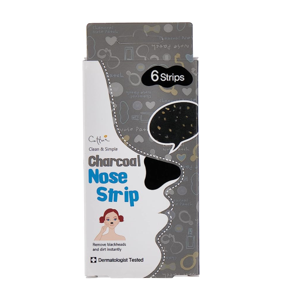 CUTTUA Pure  Charcoal Nose Strip 6s