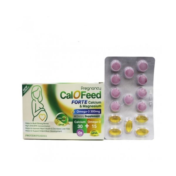PROTEM PHARMA PREGNANCY CALOFEED FORTE 30 TAB+15 SOFTGEL