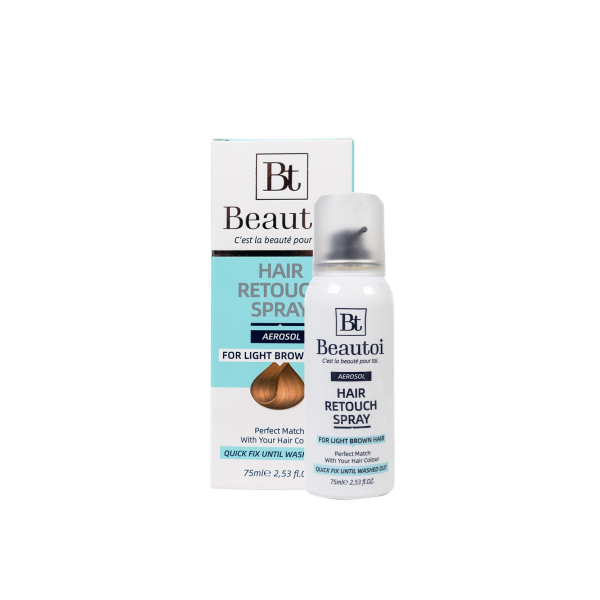 Beautoi hair retouch spray 75ml for light brown hair