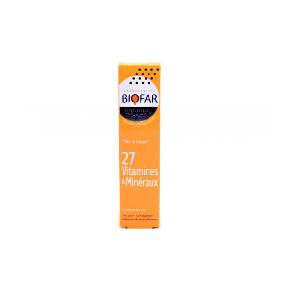 BIOFAR 27 Vitamins &Mineral 15 Eff Tablets