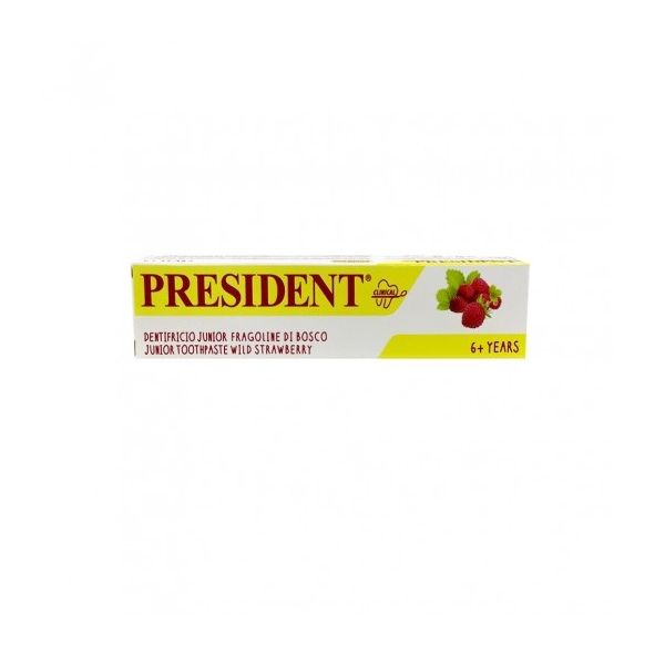 President Junior +6 Toothpaste Strawberry 50 Ml