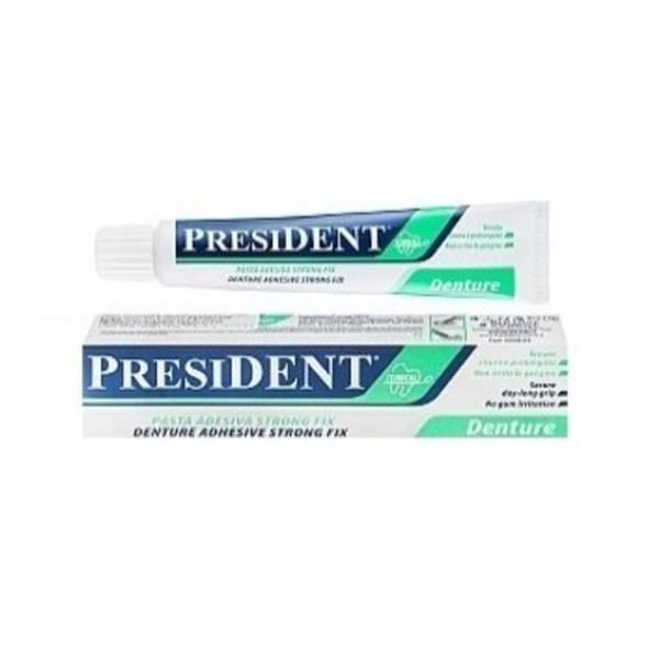 PRESIDENT DENTURE ADHESIVE STRONG FIX