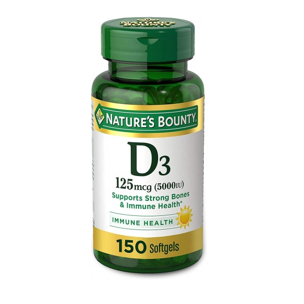Nature'S Bounty Vit D3 5000 IU 150 Capsules