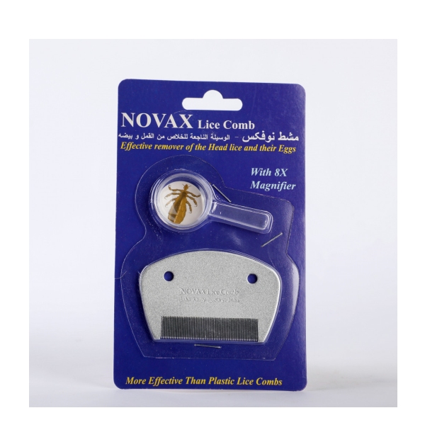 NOVAX LICE COMB WITH 8XMagnifier