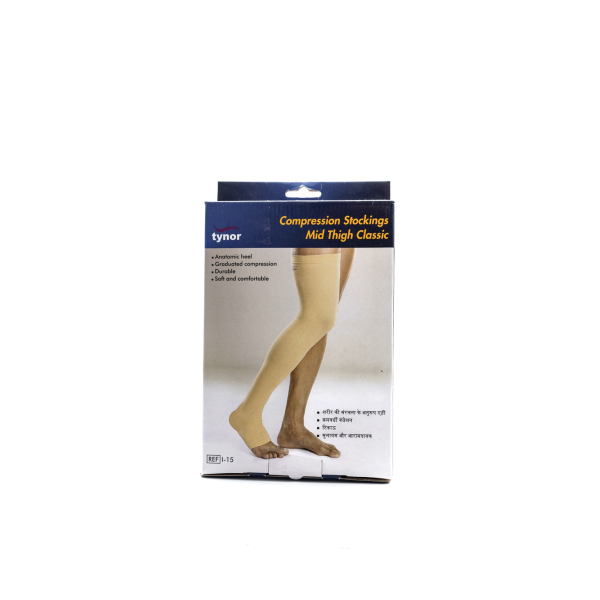 Tynor Comp Stocking Mid Thigh Xl (I 15)