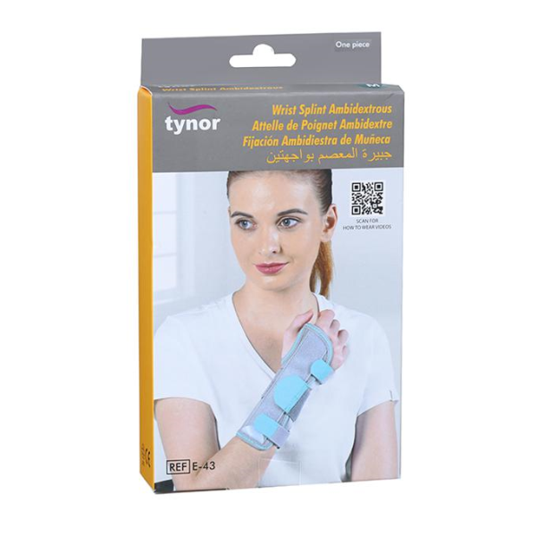 TYNOR WRIST SPLINT (AMBIDEXTROUS)-E43 L