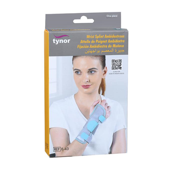 TYNOR WRIST SPLINT (AMBIDEXTROUS)-E43 M