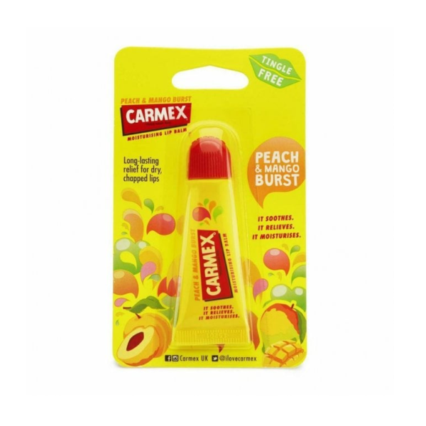 CARMEX Classic Lip Balm Peach & Mango Tube 10g
